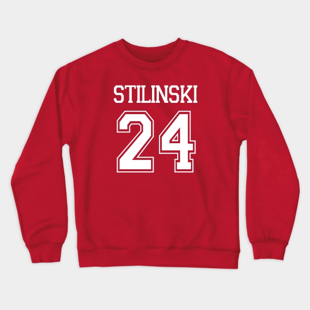 Beacon Hills Lacrosse - Stilinski 24 Teen Wolf Crewneck Sweatshirt by shellysom91